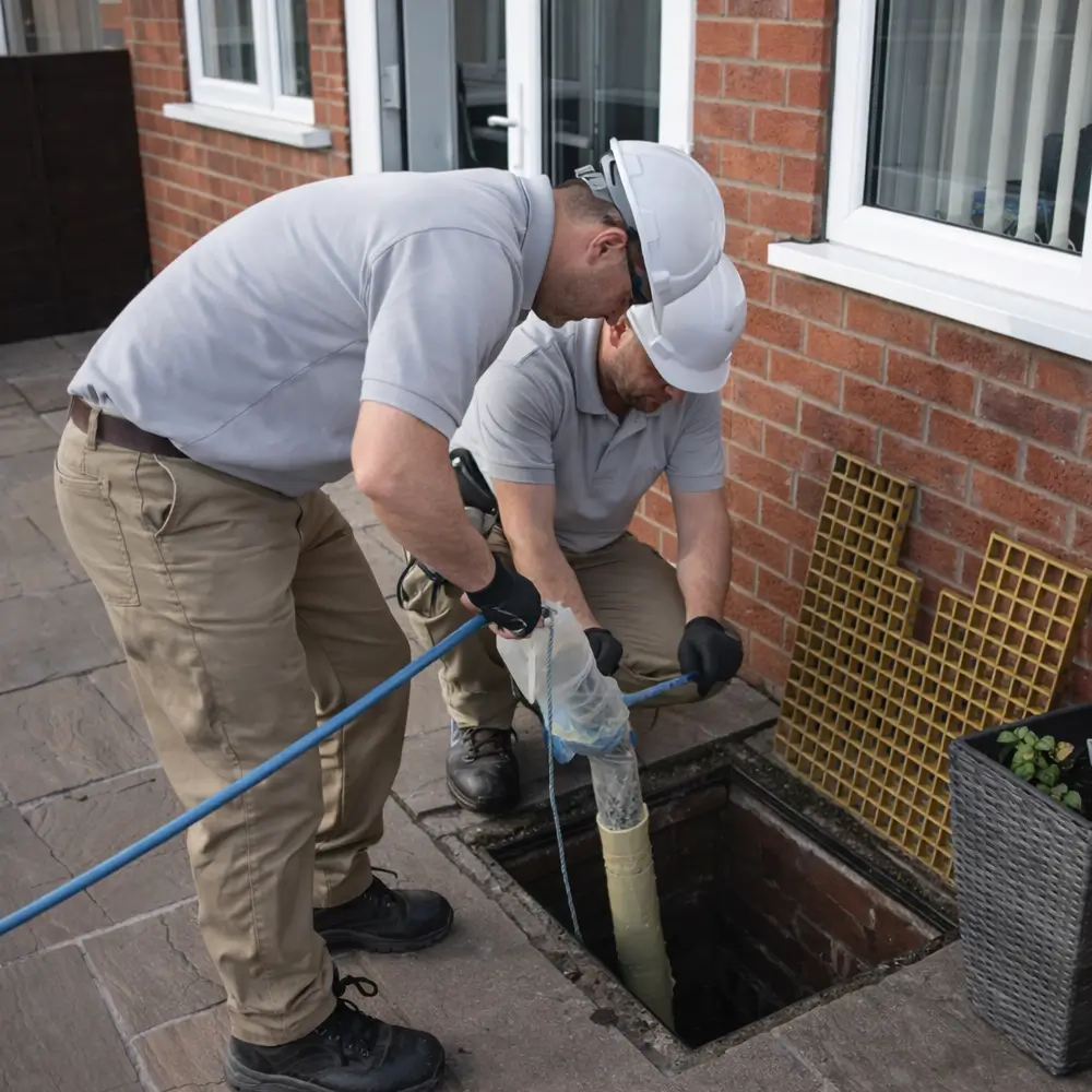 Blocked drain repair service in Uxbridge